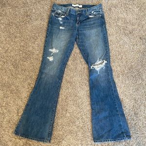 abercrombie fitch flare jeans